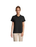 Polo personnalisé pour femme - Pulse Matières : coton Taille textile : XL Couleurs : noir cadeau collaborateur premium