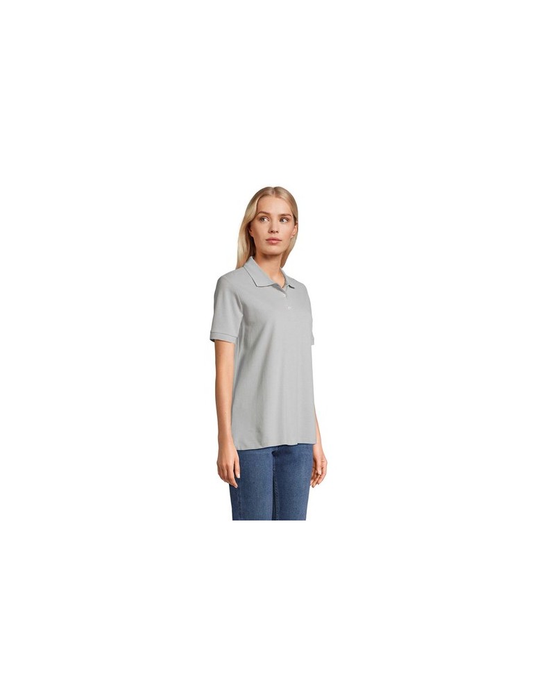 Polo personnalisé pour femme Pacific Matières : coton Taille textile : XL Couleurs : gris pur accessoire événementiel unique