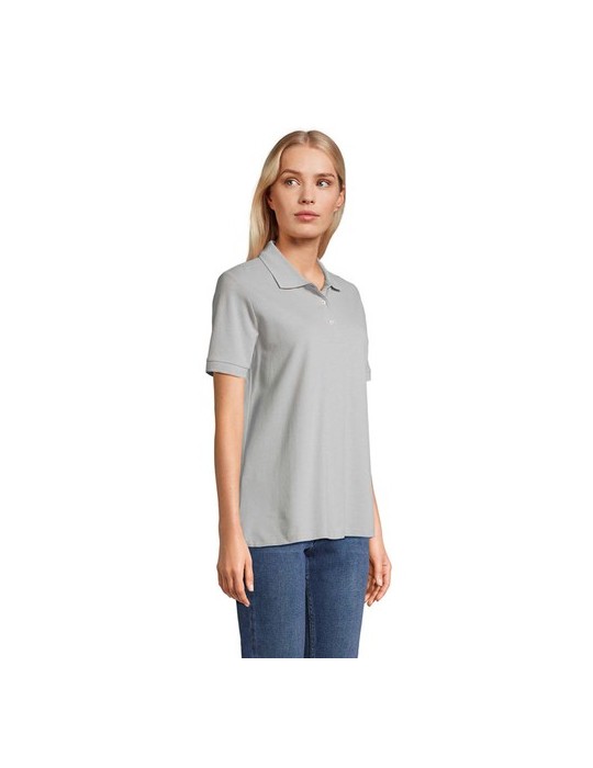 Polo personnalisé pour femme Pacific Matières : coton Taille textile : XL Couleurs : gris pur accessoire événementiel unique
