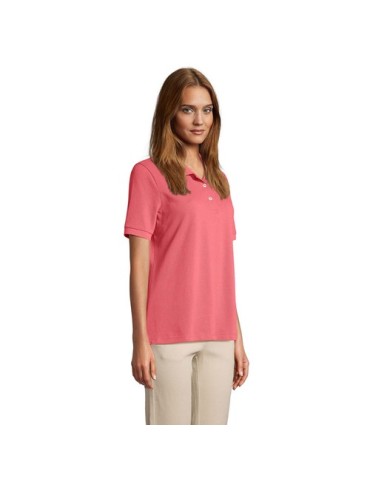Polo personnalisé pour femme Pacific Matières : coton Taille textile : M Couleurs : rose doux goodies entreprise design