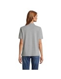 Polo personnalisé pour femme Pacific Matières : coton Taille textile : M Couleurs : gris chiné cadeau affaires élégant