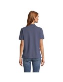 Polo personnalisé pour femme Pacific Matières : coton Taille textile : S Couleurs : bleu denim impression logo haute qualité