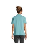 Polo personnalisé pour femme Pacific Matières : coton Taille textile : XL Couleurs : bleu piscine cadeau entreprise pas cher