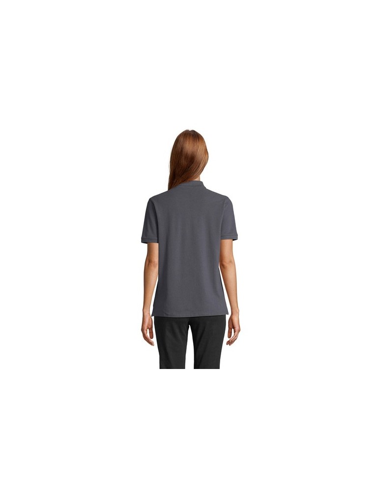 Polo personnalisé pour femme Pacific Matières : coton Taille textile : XL Couleurs : gris souris accessoire événementiel unique