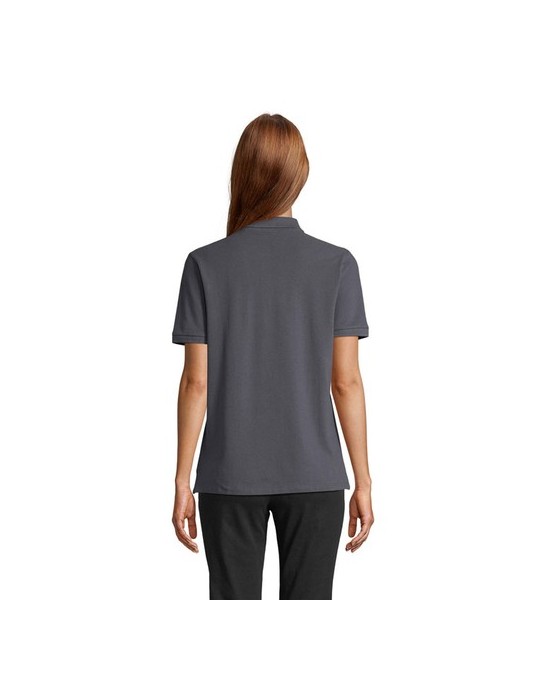 Polo personnalisé pour femme Pacific Matières : coton Taille textile : XL Couleurs : gris souris accessoire événementiel unique