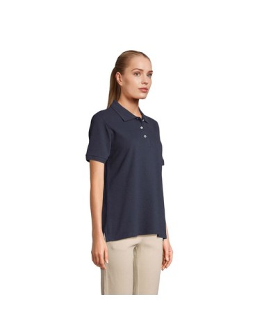 Polo personnalisé pour femme Pacific Matières : coton Taille textile : XS Couleurs : french navy personnalisation rapide en Fran