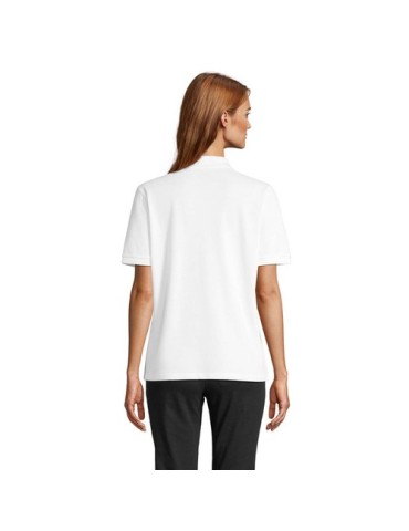 Polo personnalisé pour femme Pacific Matières : coton Taille textile : L Couleurs : blanc goodies entreprise design