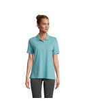 Polo personnalisé pour femme Pacific Matières : coton Taille textile : S Couleurs : bleu piscine cadeau entreprise pas cher