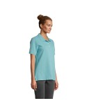 Polo personnalisé pour femme Pacific Matières : coton Taille textile : S Couleurs : bleu piscine cadeau entreprise pas cher