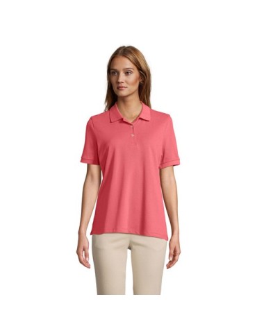 Polo personnalisé pour femme Pacific Matières : coton Taille textile : L Couleurs : rose doux goodies personnalisé en stock