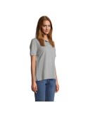 Polo personnalisé pour femme Pacific Matières : coton Taille textile : XL Couleurs : gris chiné goodies publicitaire durable