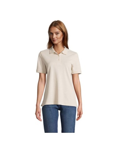 Polo personnalisé pour femme Pacific Matières : coton Taille textile : S Couleurs : lin cadeau affaires élégant