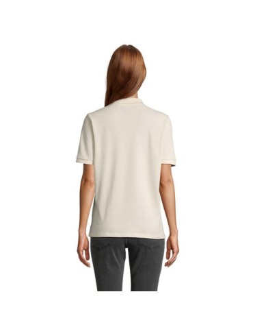 Polo personnalisé pour femme Pacific Matières : coton Taille textile : XL Couleurs : naturel objet promo petit budget