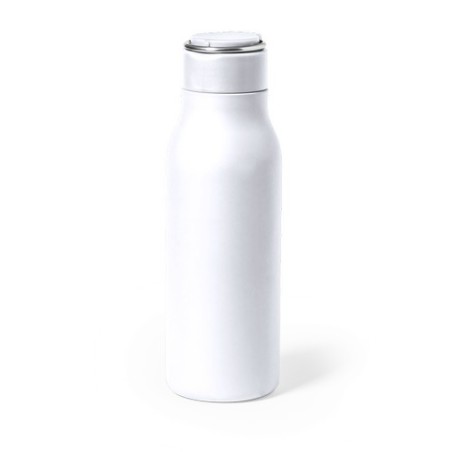 Gourde Personnalisée 600ml Éco-responsable Bidon Bucky Matières : acier inoxydable Couleurs : noir goodies personnalisé en stock