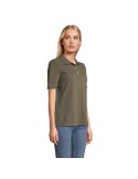 Polo personnalisé pour femme Pacific Matières : coton Taille textile : M Couleurs : vert armée impression logo haute qualité