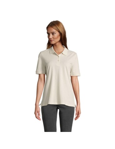Polo personnalisé pour femme Pacific Matières : coton Taille textile : XXL Couleurs : naturel cadeau collaborateur premium