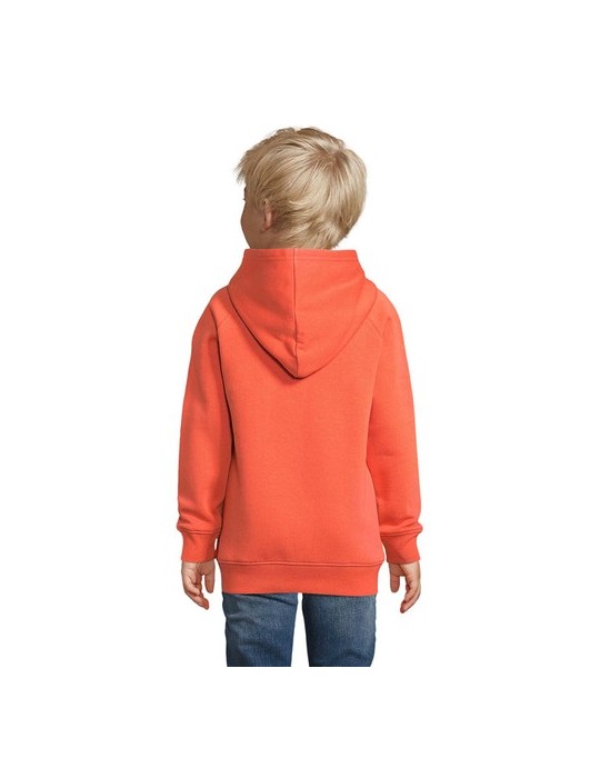 Sweat à capuche enfant personnalisé Stellar Kids Taille textile : 3XL Couleurs : orange brûlant goodies publicitaire durable