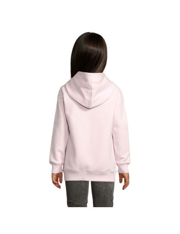Sweat à capuche enfant personnalisé Stellar Kids Taille textile : XXL Couleurs : rose pâle impression logo haute qualité