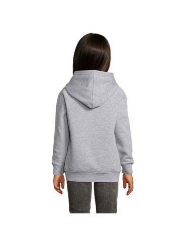 Sweat à capuche enfant personnalisé Stellar Kids Taille textile : 3XL Couleurs : gris chiné objet promotionnel éco-responsable