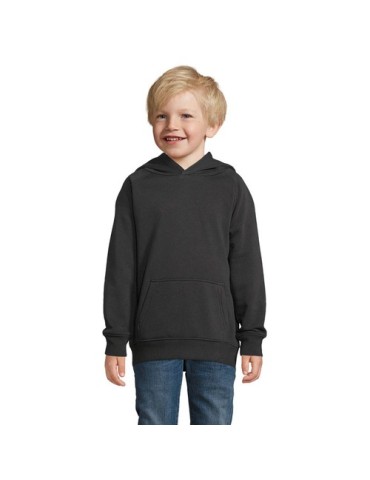 Sweat à capuche enfant personnalisé Stellar Kids Taille textile : 4XL Couleurs : noir goodies publicitaire durable