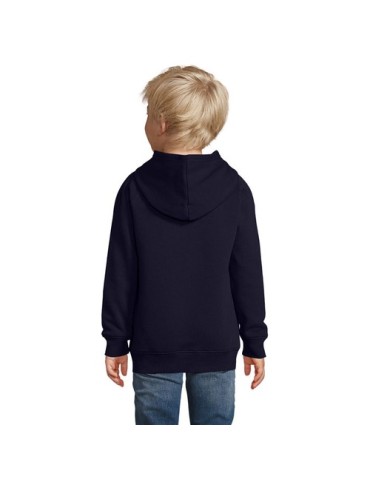 Sweat à capuche enfant personnalisé Stellar Kids Taille textile : 3XL Couleurs : french navy impression logo haute qualité