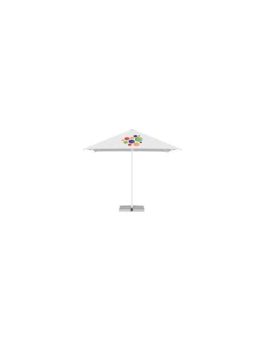 Parasol rectangulaire personnalisable en tissu résistant - Modèle unique