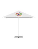 Parasol rectangulaire personnalisable en tissu résistant - Modèle unique