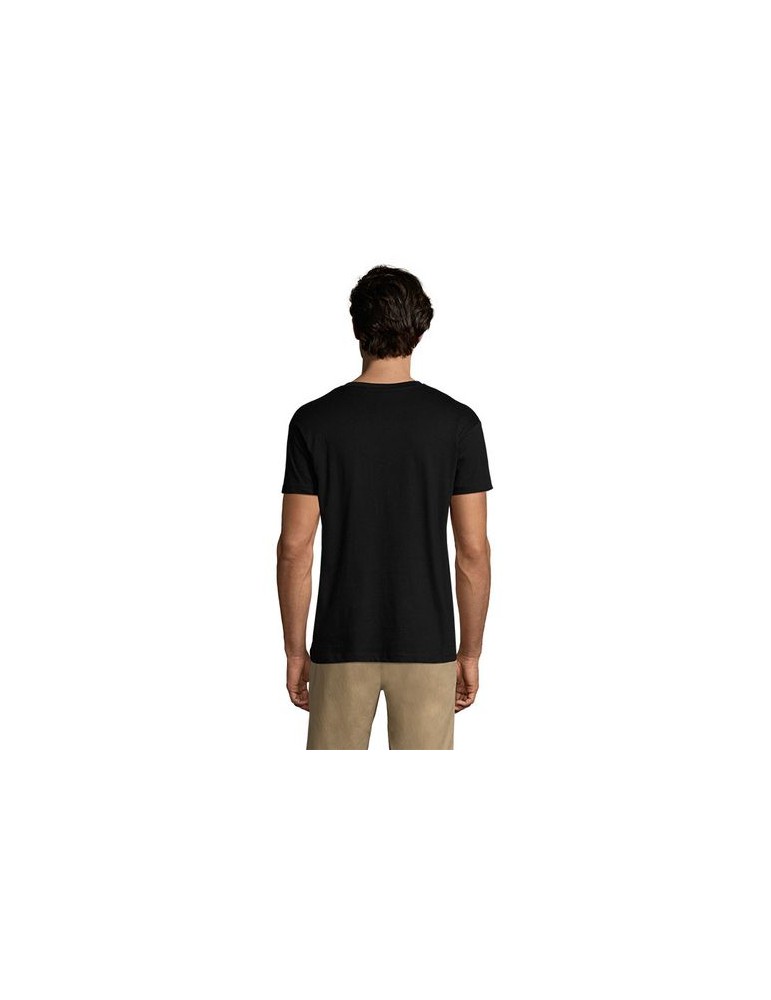 Tee-shirt personnalisé 150g Titan Taille textile : 3XL Couleurs : noir marquage laser ultra précis