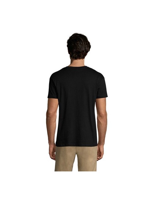 Tee-shirt personnalisé 150g Titan Taille textile : 3XL Couleurs : noir marquage laser ultra précis