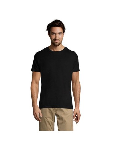 Tee-shirt personnalisé 150g Titan Taille textile : M Couleurs : noir goodies publicitaire durable