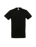 Tee-shirt personnalisé 150g Titan Taille textile : XXL Couleurs : noir impression logo haute qualité