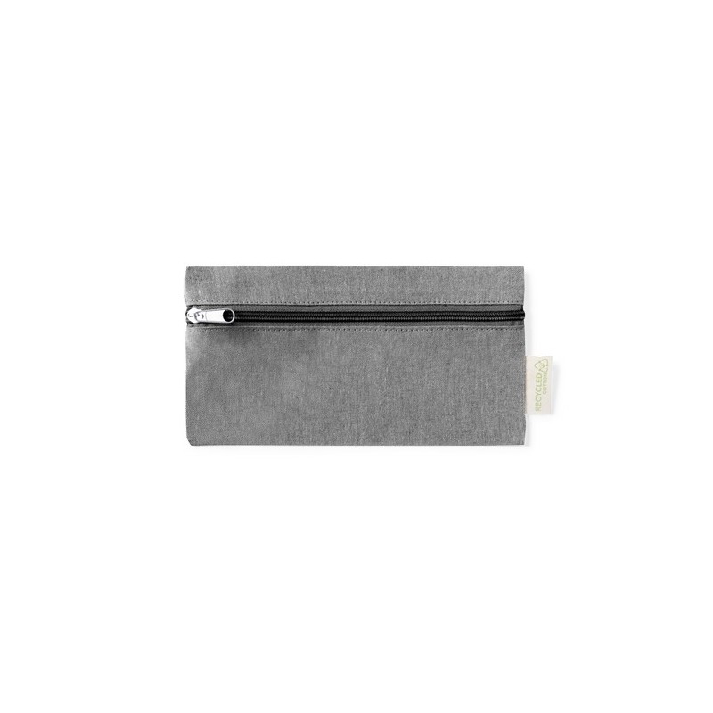 Trousse Éco-responsable Pratique en Coton Recyclé Laybax Matières : coton recyclé Couleurs : vert marquage couleur éclatante