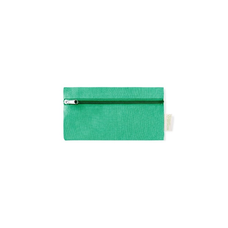 Trousse Éco-responsable Pratique en Coton Recyclé Laybax Matières : coton recyclé Couleurs : naturel marquage laser ultra précis