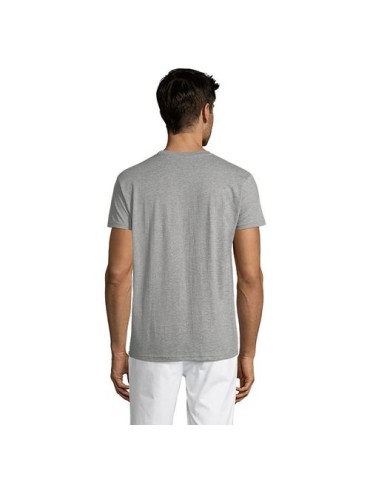 Tee-shirt personnalisé 150g Titan Taille textile : XXL Couleurs : gris chiné cadeau collaborateur premium