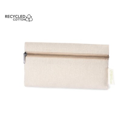 Trousse Éco-responsable Pratique en Coton Recyclé Laybax Matières : coton recyclé Couleurs : bleu livraison express 24h 48h
