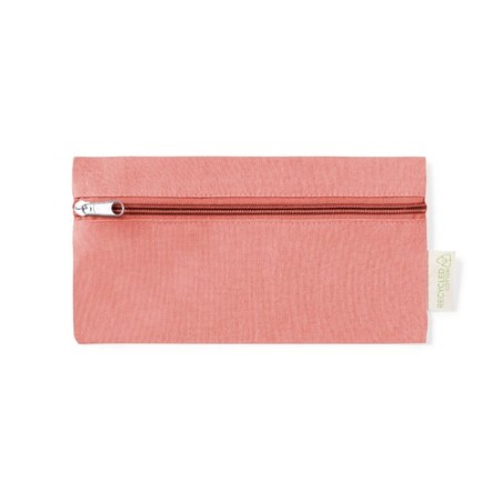 Trousse Éco-responsable Pratique en Coton Recyclé Laybax Matières : coton recyclé Couleurs : bleu cadeau entreprise pas cher