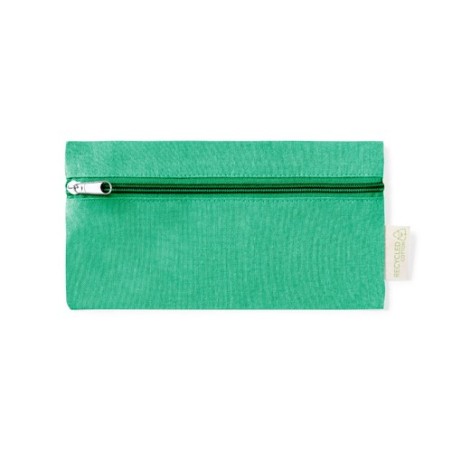 Trousse Éco-responsable Pratique en Coton Recyclé Laybax Matières : coton recyclé Couleurs : bleu objet promotionnel éco-respons