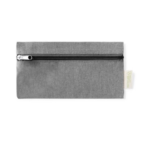 Trousse Éco-responsable Pratique en Coton Recyclé Laybax Matières : coton recyclé Couleurs : bleu objet promo petit budget