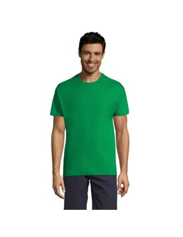 Tee-shirt personnalisé 150g Titan Taille textile : XS Couleurs : vert impression logo haute qualité