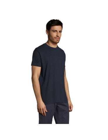 Tee-shirt personnalisé 150g Titan Taille textile : XS Couleurs : french navy cadeau affaires élégant