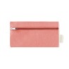 Trousse Éco-responsable Pratique en Coton Recyclé Laybax Matières : coton recyclé Couleurs : rouge cadeau entreprise pas cher