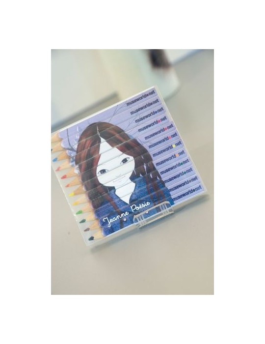 SET QUADRI 12 COUL 8,7 cm