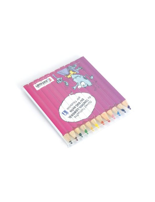 SET QUADRI 12 COUL 8,7 cm