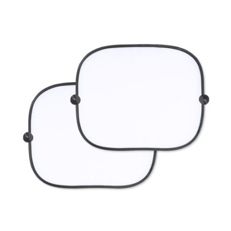 Pare-Soleil Pratique Personnalisé Éco-responsable Korenty Matières : polyester Couleurs : blanc marquage laser ultra précis