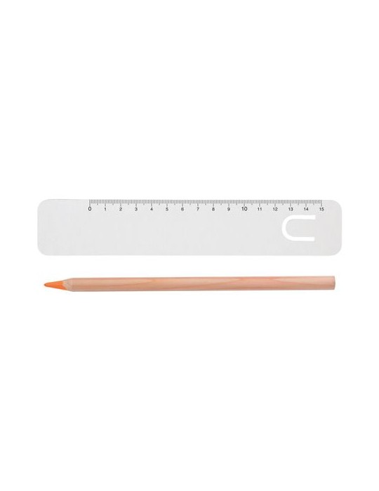 KIT BUREAU FLUO ORANGE 17,6 cm