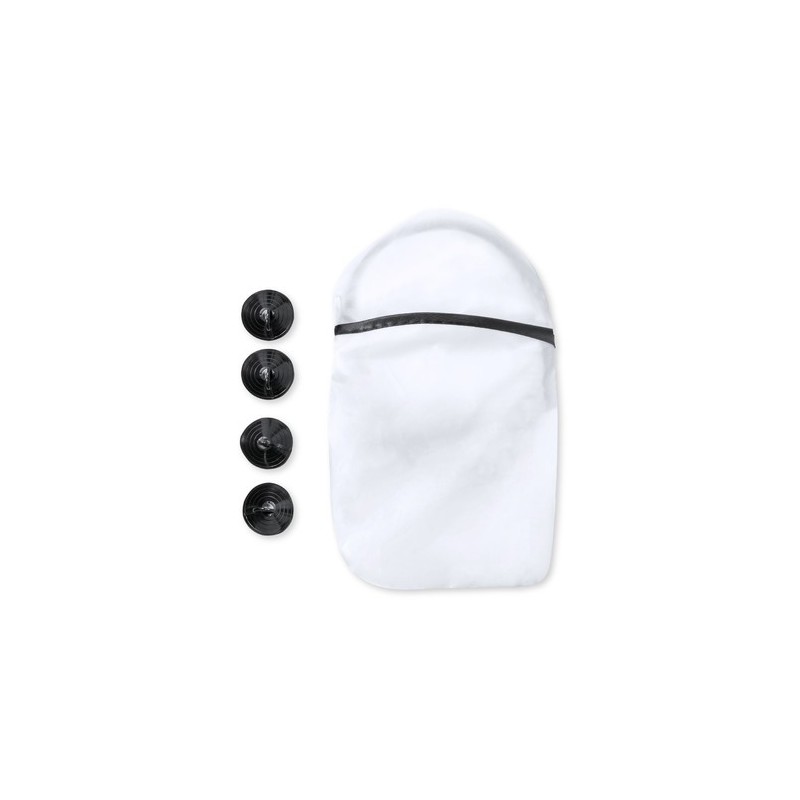 Pare-Soleil Pratique Personnalisé Éco-responsable Korenty Matières : polyester Couleurs : blanc cadeau client original