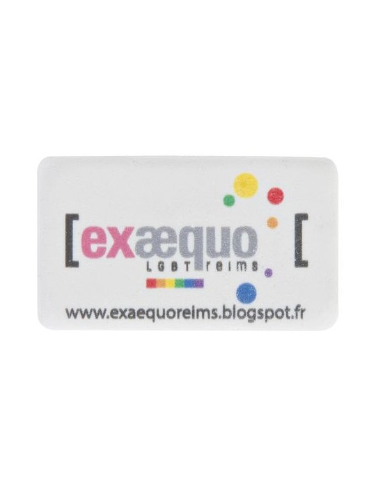 GOMME RECTANGULAIRE PM