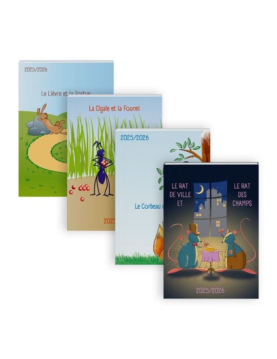 Agendas scolaires 2025-2026 |  Jean de la Fontaine