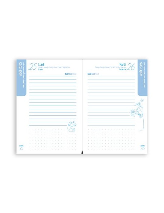 Agendas scolaires 2025-2026 |  Jean de la Fontaine