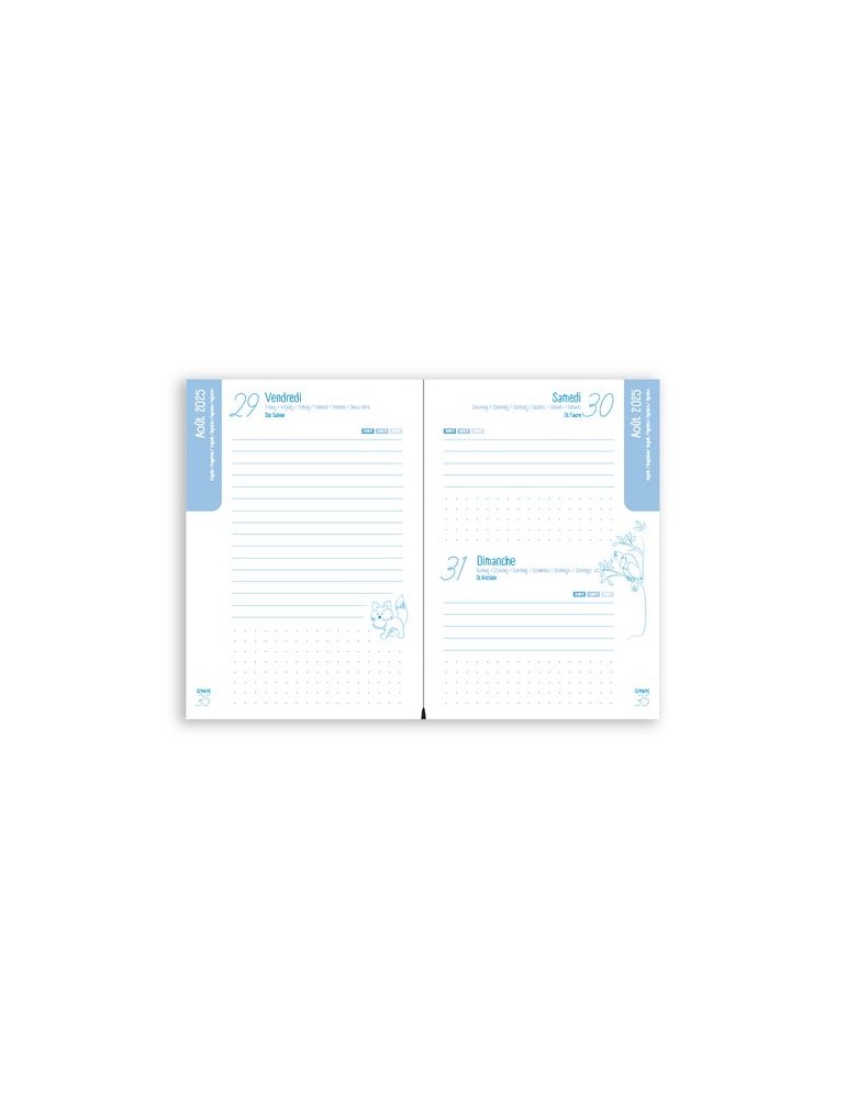 Agendas scolaires 2025-2026 |  Jean de la Fontaine